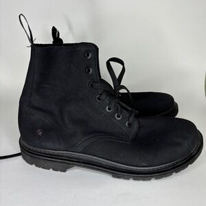 The Art Company Men's Boots  Euro size 45 US 12 Black Suede Lace Up